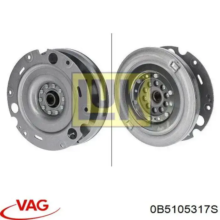 Маховик двигуна VAG 0B5105317S ціна, від 562.52 USD