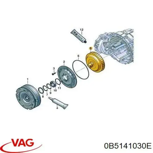 Купити 0B5141030D VAG Обгону муфта АКПП