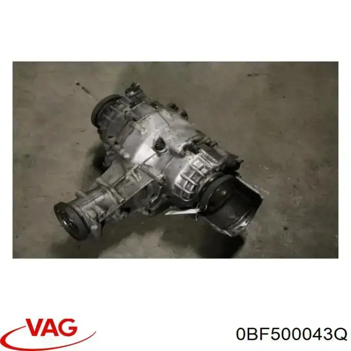 Купити 0BF500043Q VAG Міст задній в зборі