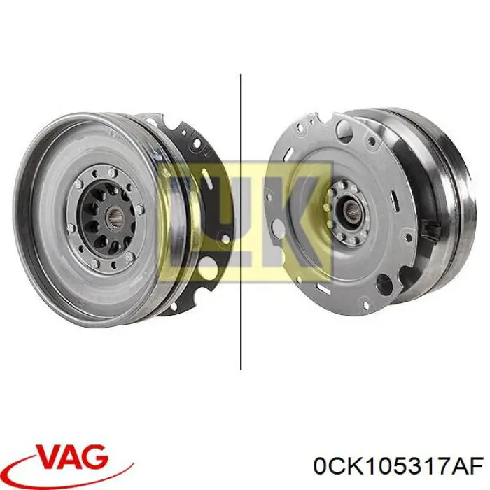 Маховик 0CK105317AF VAG