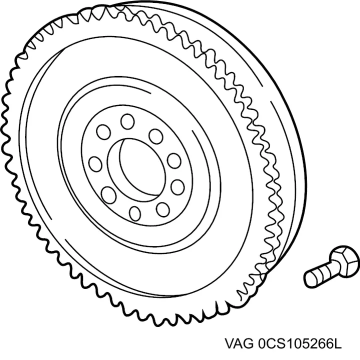 Маховик 0CS105266L VAG