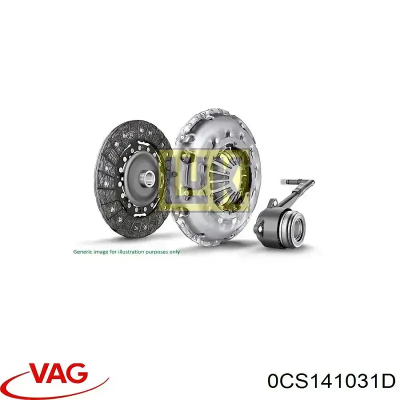 Купити 0CS141031D VAG Диск зчеплення