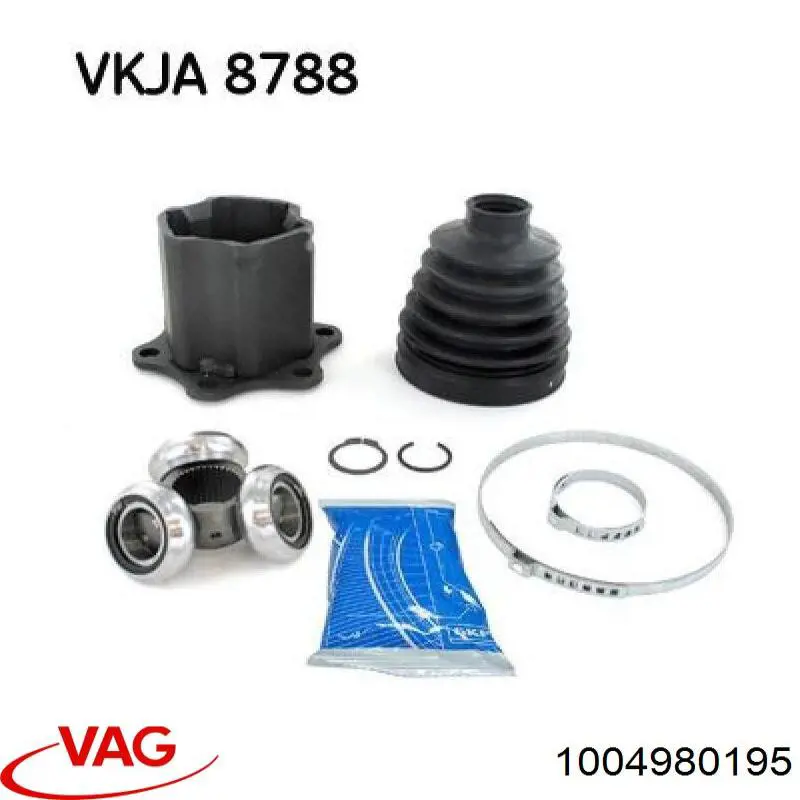 ШРУС зовнішній передній 1004980195 VAG