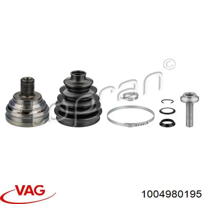 Граната колісна VAG 1004980195 ціна, від 28.30 USD