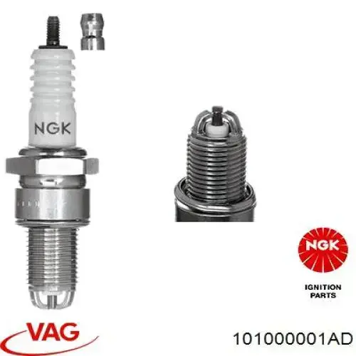 Свічки автомобільні VAG 101000001AD ціна, від 3.49 USD