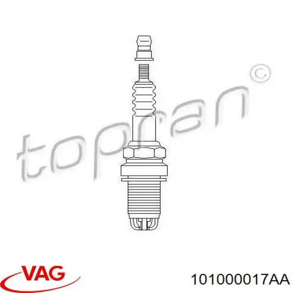 Купити 101000017AA VAG Свічка запалювання
