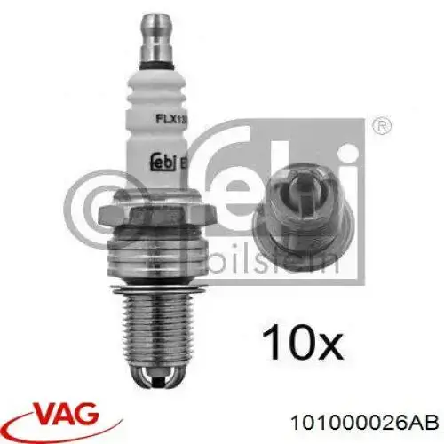 Свічки VAG 101000026AB