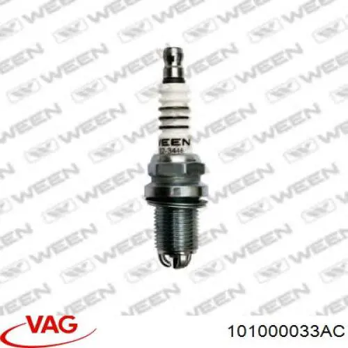 Свічки автомобільні VAG 101000033AC ціна, від 3.74 USD