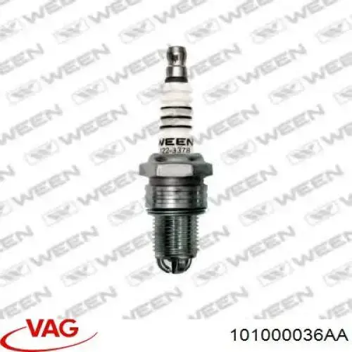 Свічки запалювання 101000036AA VAG