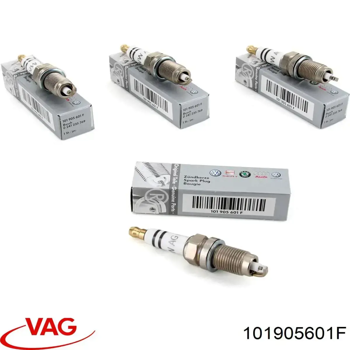 Свічки автомобільні VAG 101905601F ціна, від 6.78 USD