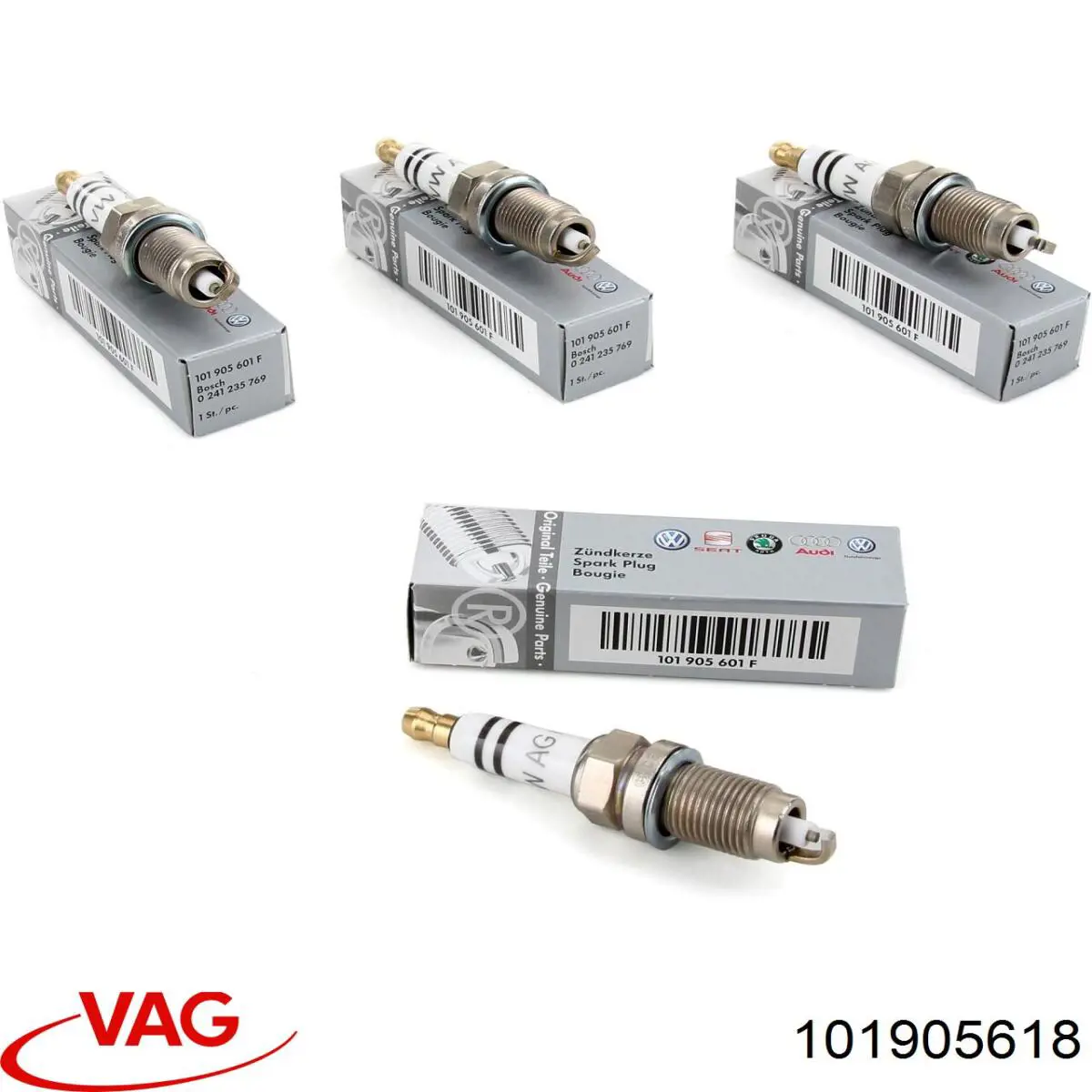 Свічки автомобільні VAG 101905618 ціна, від 6.19 USD