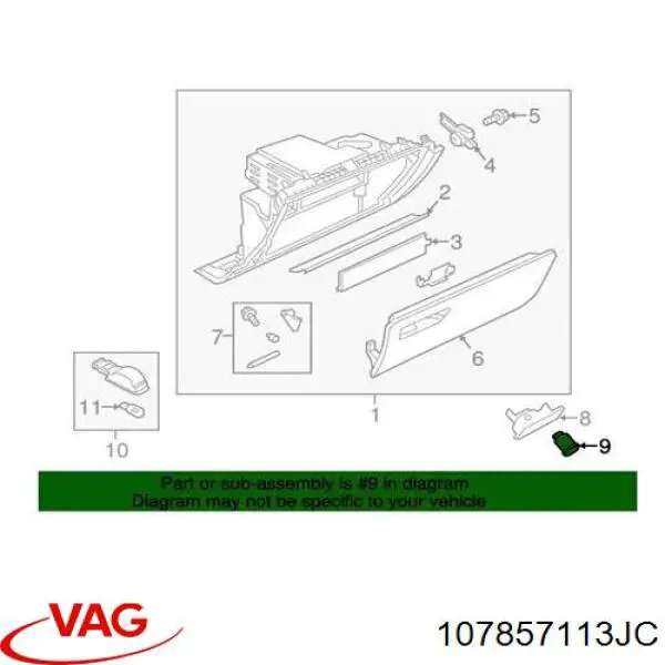 Купити 107857113JC VAG 