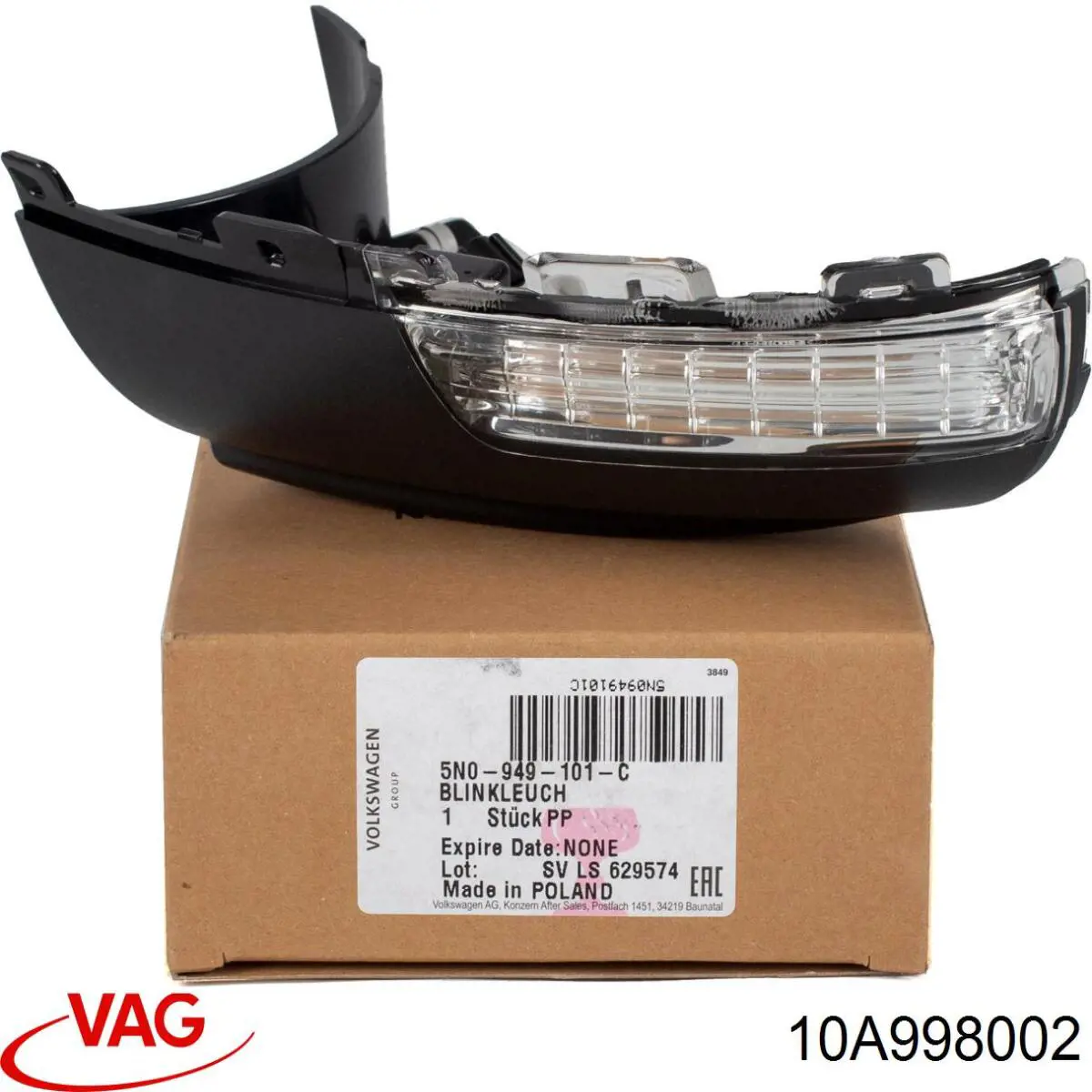 10A998002 VAG Щітка двірника ліва