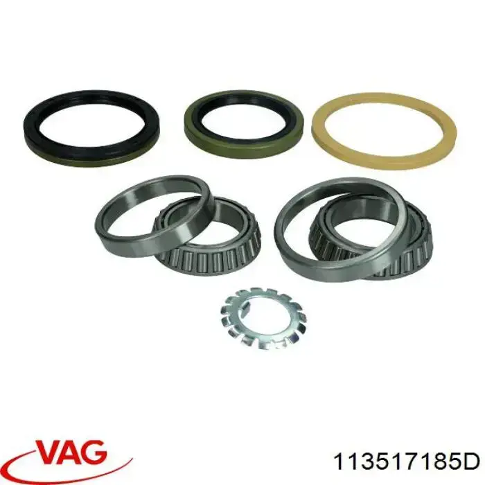 Купити 113517185D VAG Підшипник маточини передньої, внутрішній