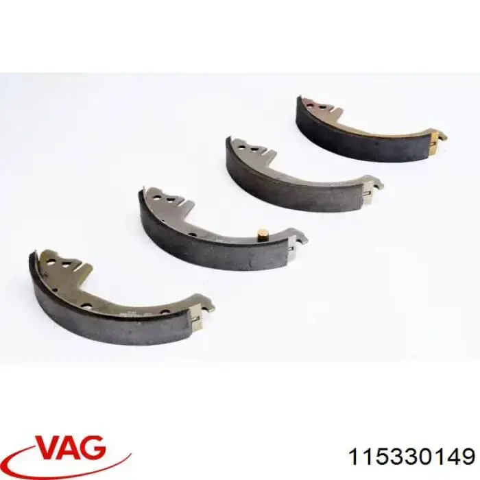 Колодки гальмові задні, барабанні 115330149 VAG