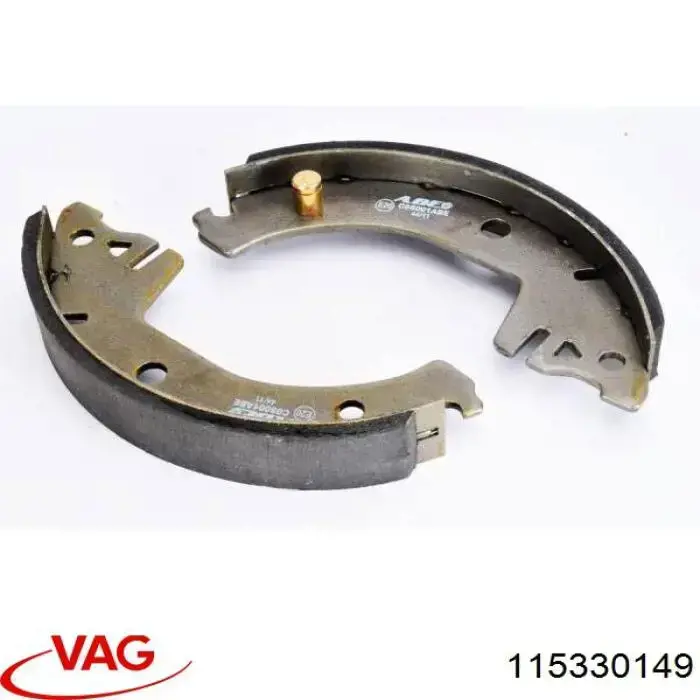 Купити 115330149 VAG Колодки гальмові задні, барабанні