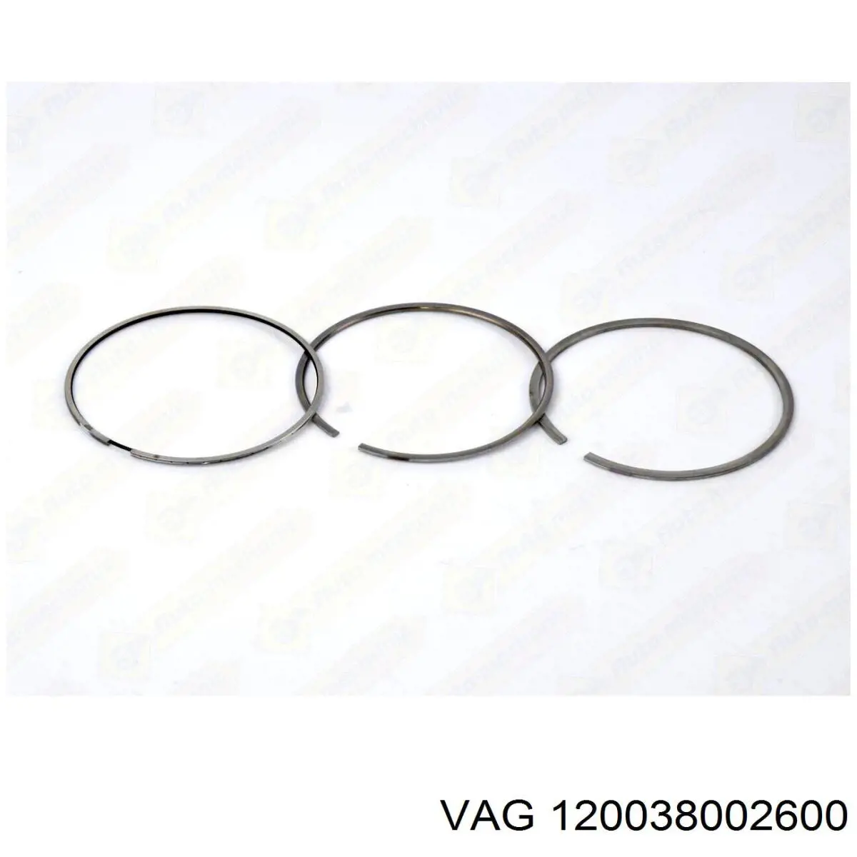 120038002600 VAG Кільця поршневі на 1 циліндр, STD.