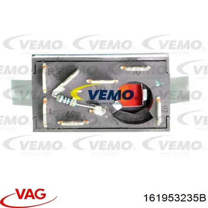 Купити 161953235B VAG Кнопка включення аварійного сигналу
