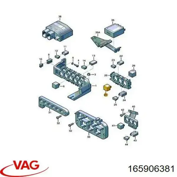 Купити 165906381 VAG Реле електробензонасосу