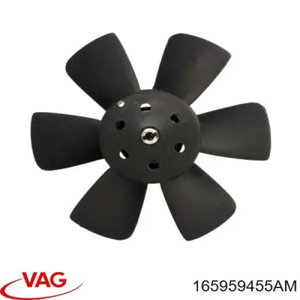 165959455AM VAG електровентилятор охолодження в зборі (двигун + крильчатка)