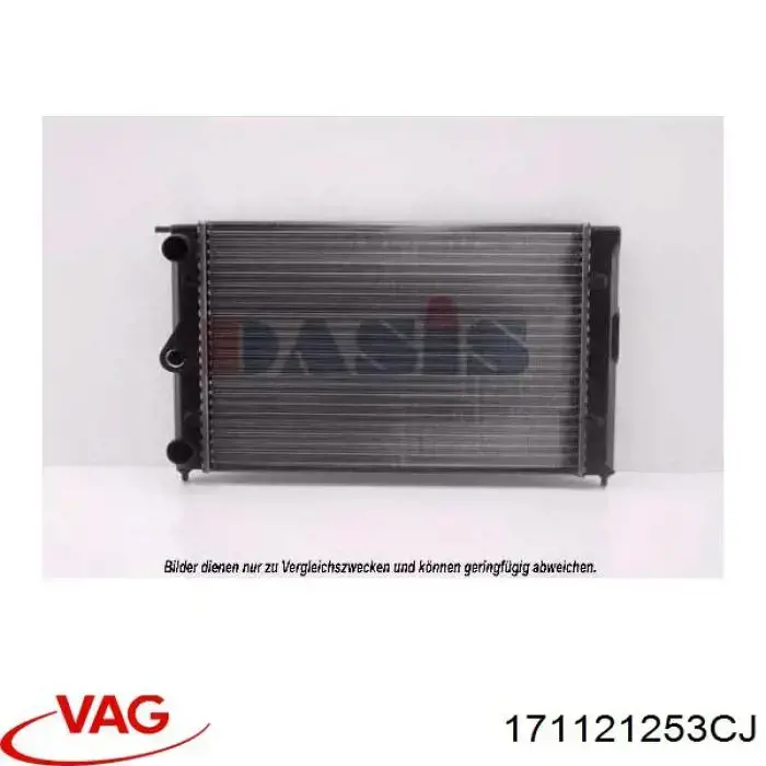 171121253CJ VAG радіатор охолодження двигуна
