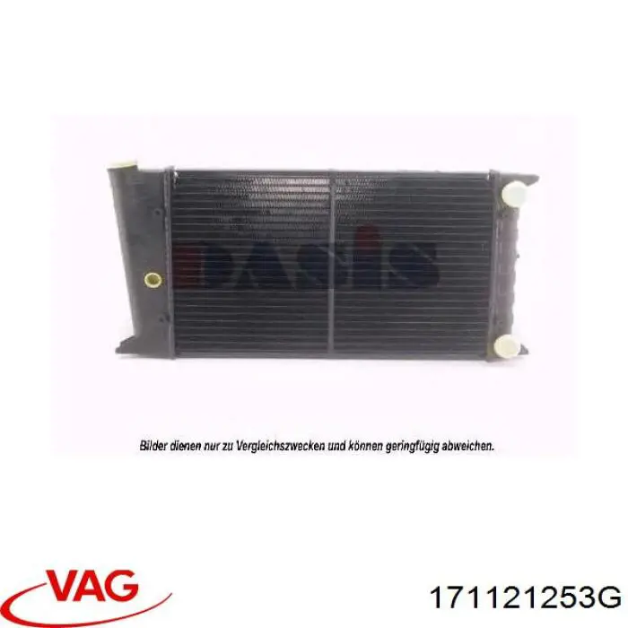 Радіатор основний VAG 171121253G ціна, від 38.22 USD