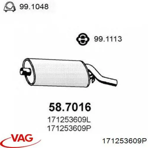  171253609P VAG