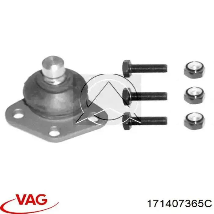 Кульова опора, нижня VAG 171407365C ціна, від 7.65 USD