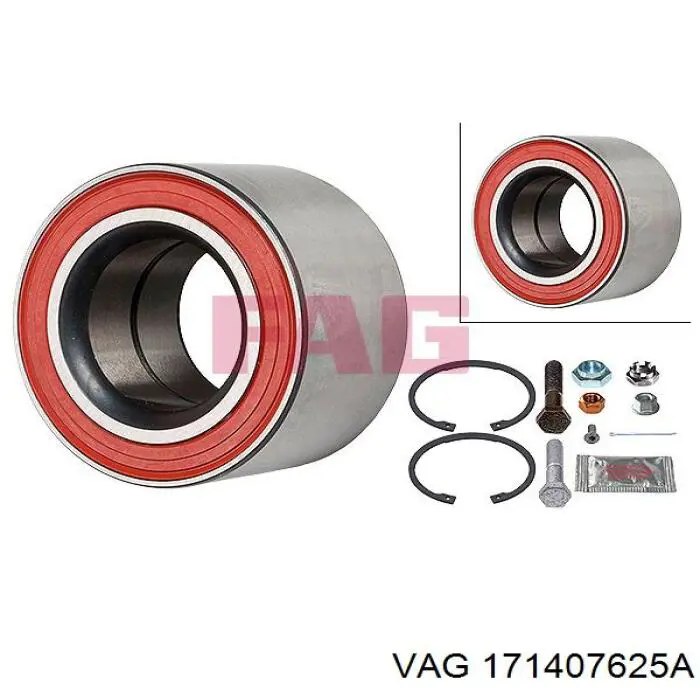 Купити 171407625A VAG Підшипник ступиці передньої