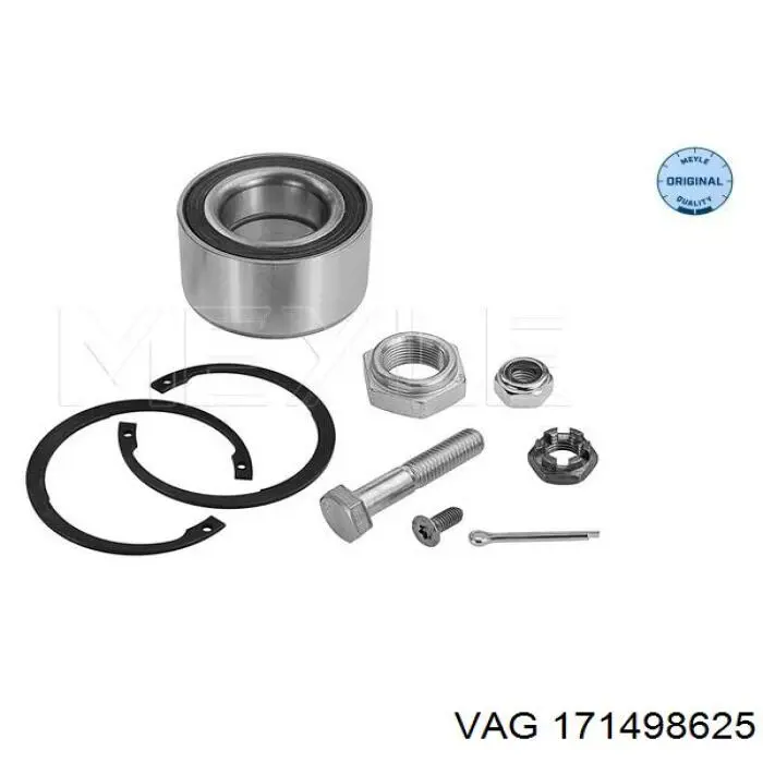 Комплект підшипник маточини передньої VAG 171498625 ціна, від 9.12 USD