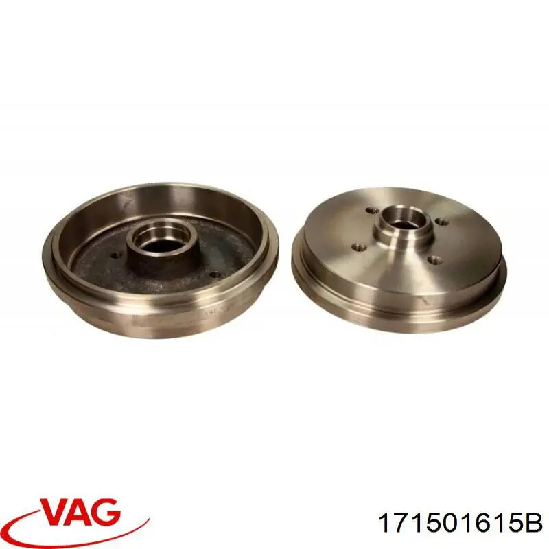 Барабан гальмівний задній VAG 171501615B ціна, від 28.99 USD