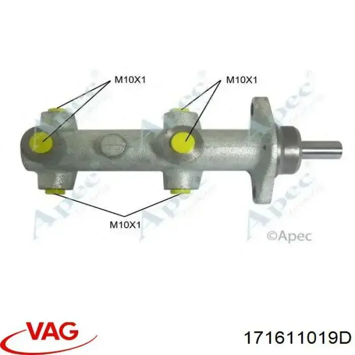Циліндр гальмівний, головний 171611019D VAG