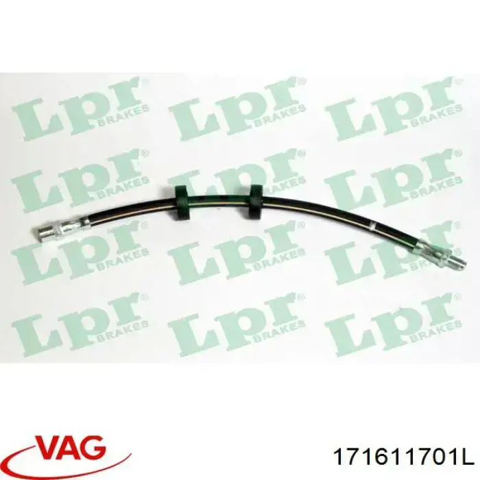 Шланг гальмівний передній VAG 171611701L ціна, від 4.87 USD