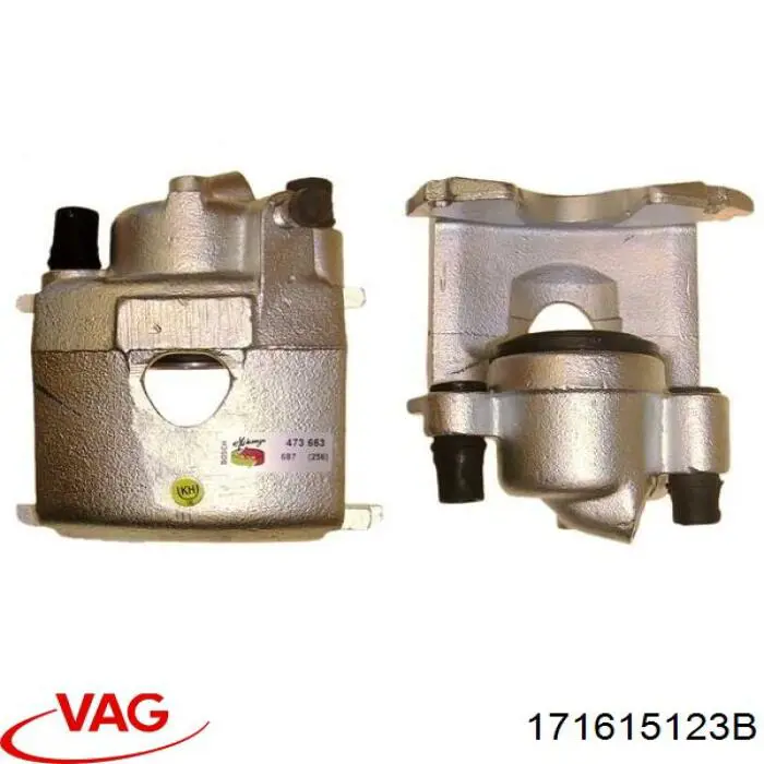 Супорт гальмівний, передній, лівий VAG 171615123B