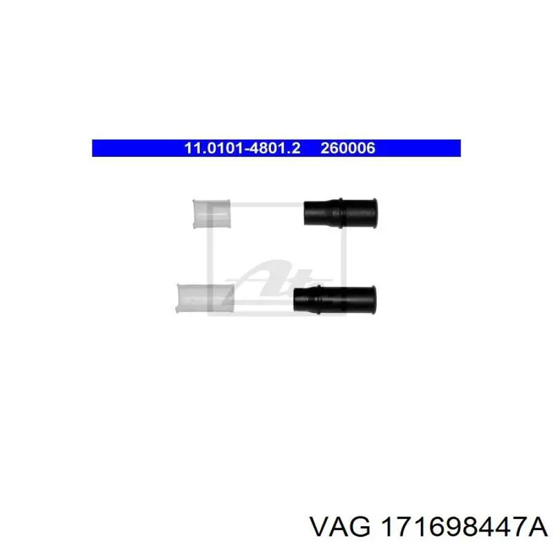 Ремкомплект супорту гальмівного переднього VAG 171698447A ціна, від 5.32 USD