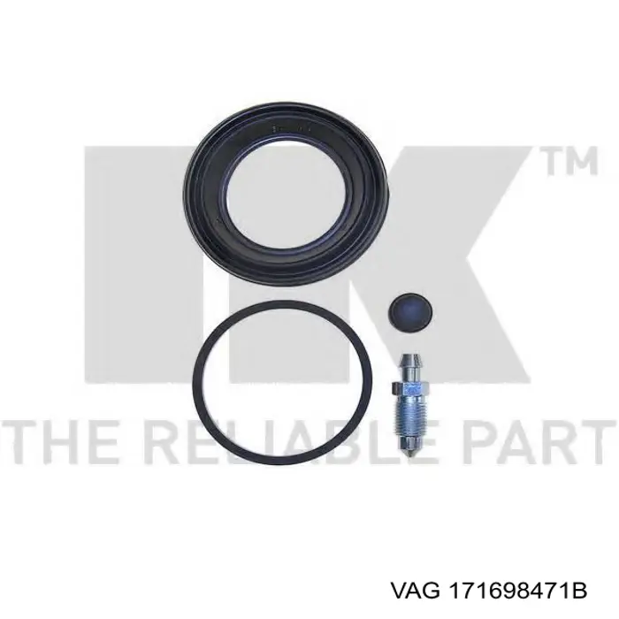 Ремкомплект суппорта гальмівного, переднього VAG 171698471B