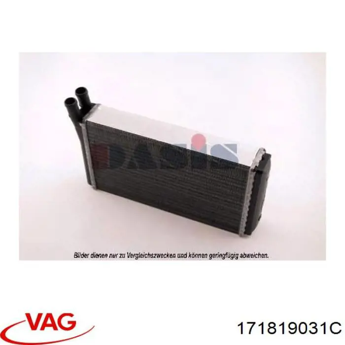 171819031C VAG радіатор пічки (обігрівача)