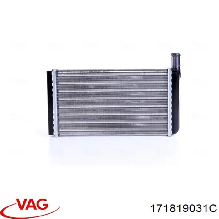 Радіатор пічки (обігрівача) VAG 171819031C ціна, від 16.87 USD