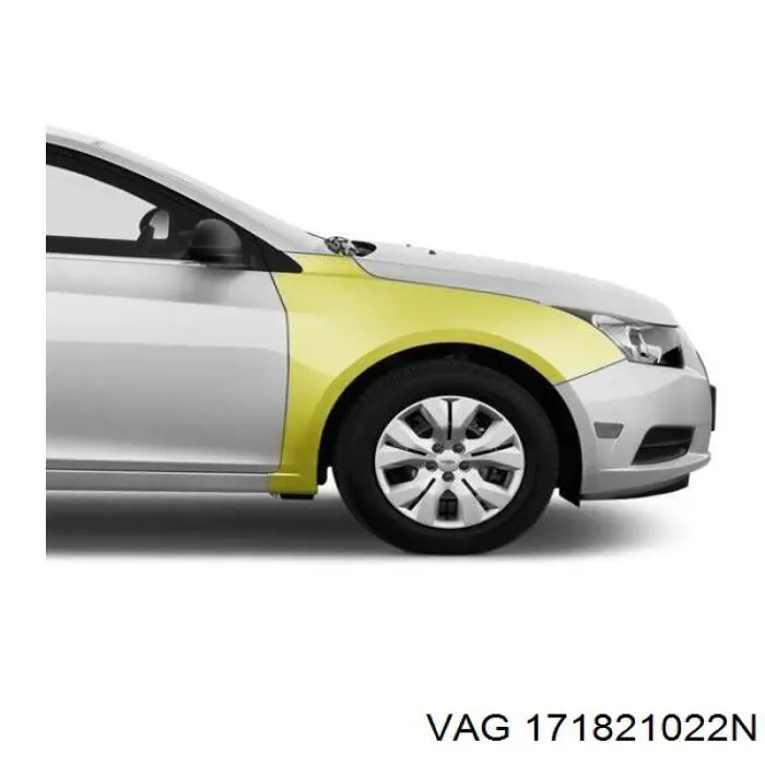 171821022N VAG Крило переднє праве
