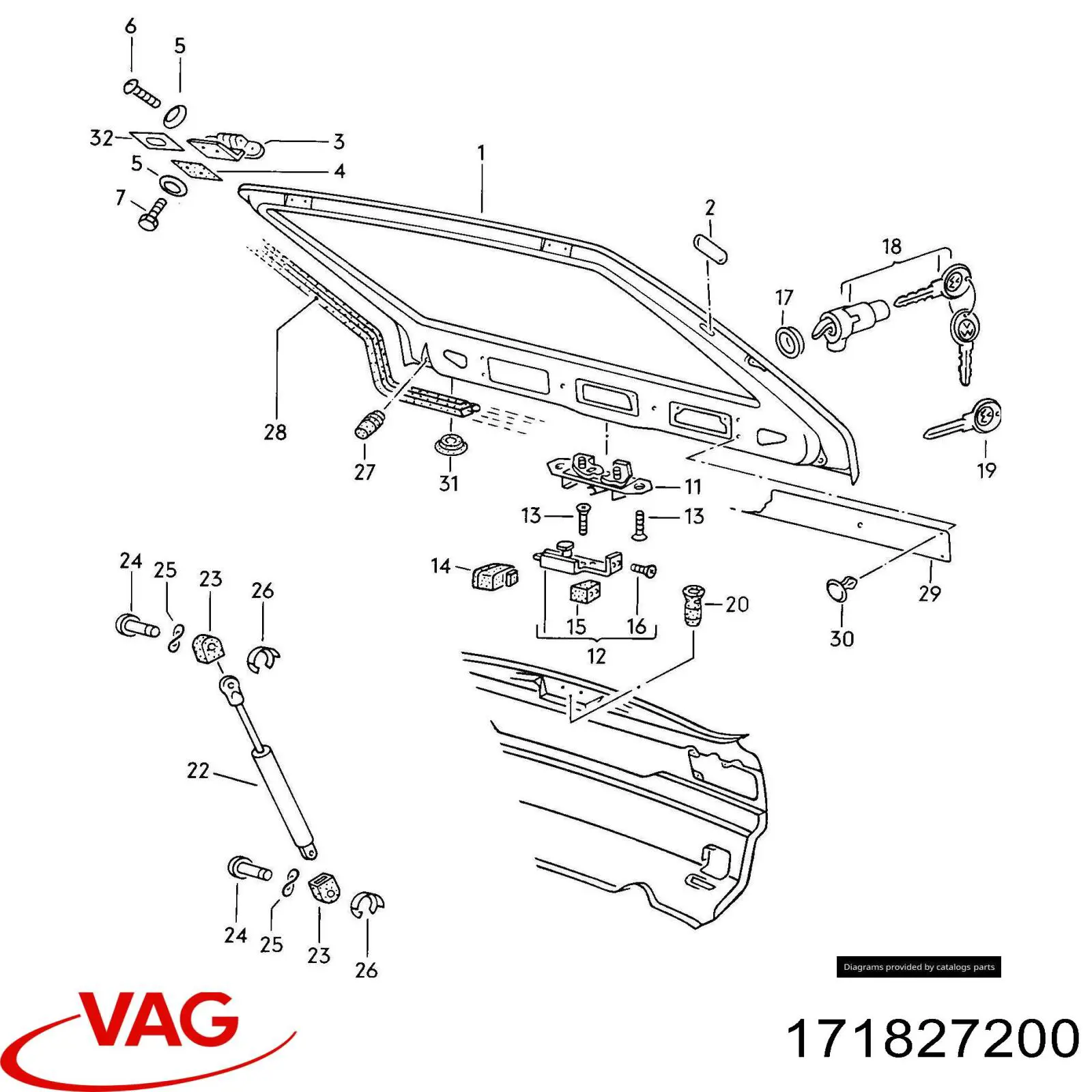  VAG 171827200 ціна, від 3.80 USD