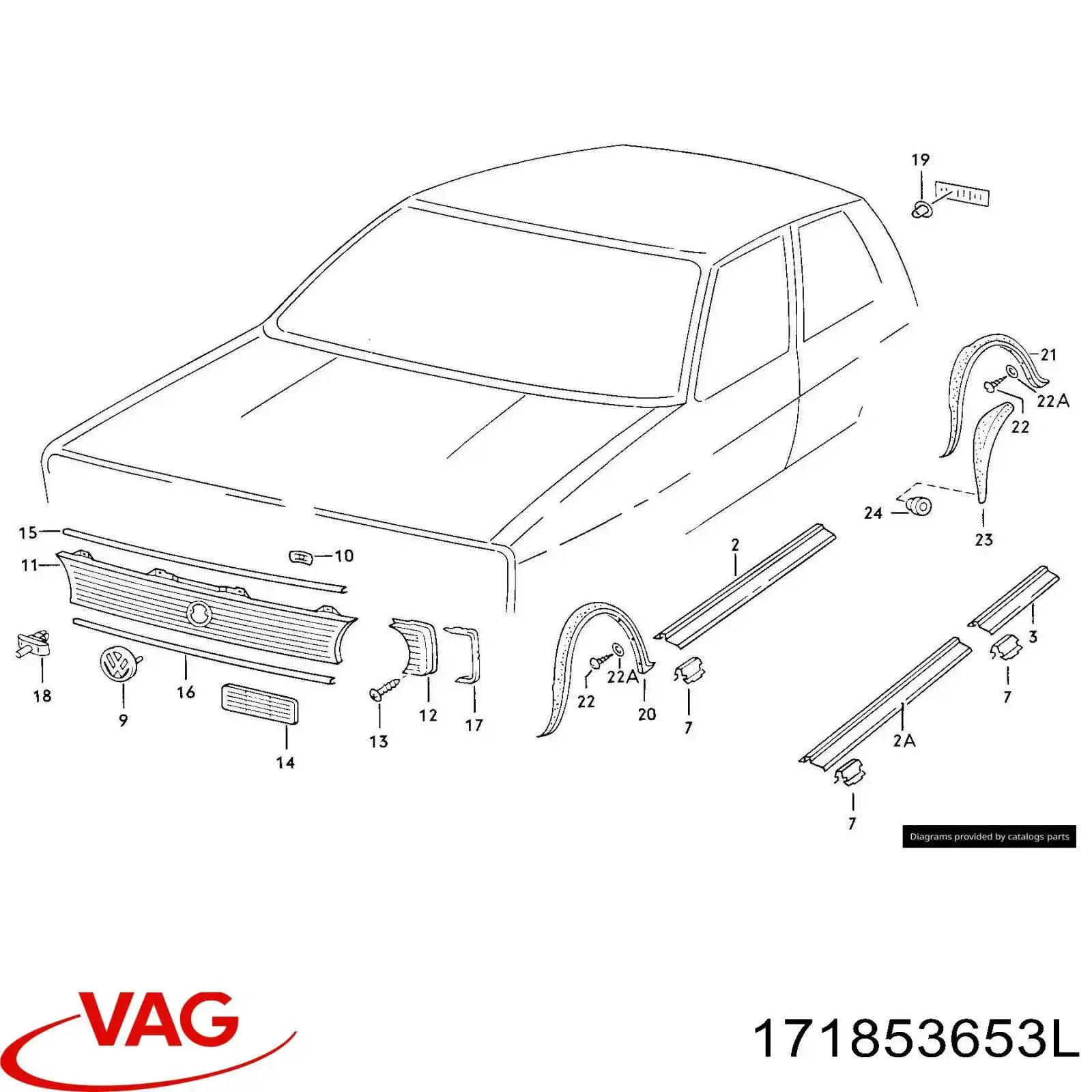Решітка радіатора KH9520991 Starline