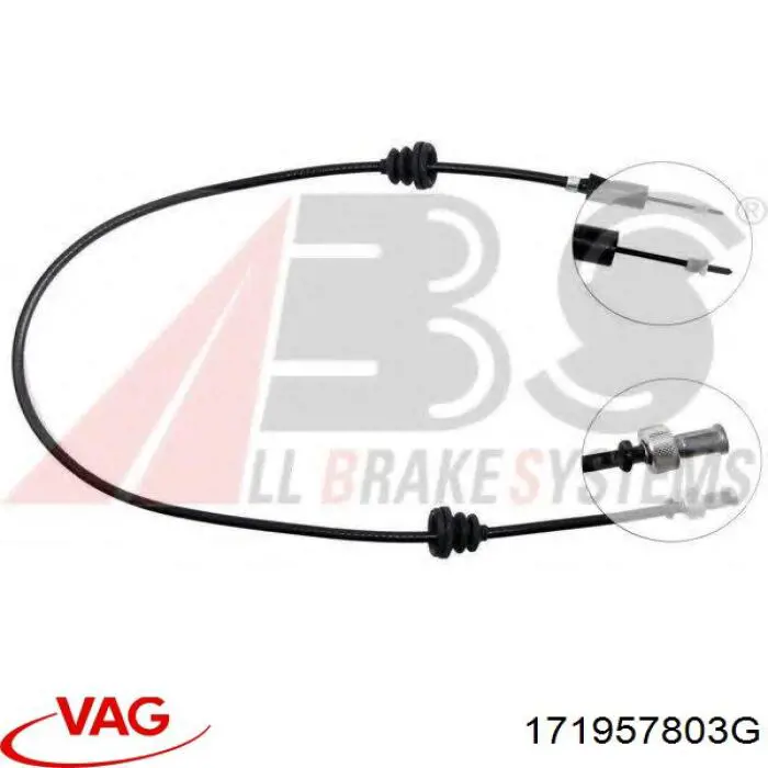 Трос приводу спідометра VAG 171957803G ціна, від 6.99 USD