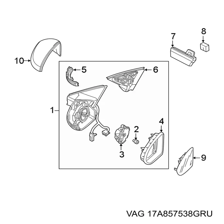  VAG 17A857538GRU ціна, від 95.26 USD