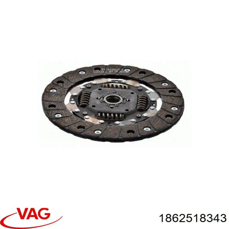 1862518343 VAG Диск зчеплення
