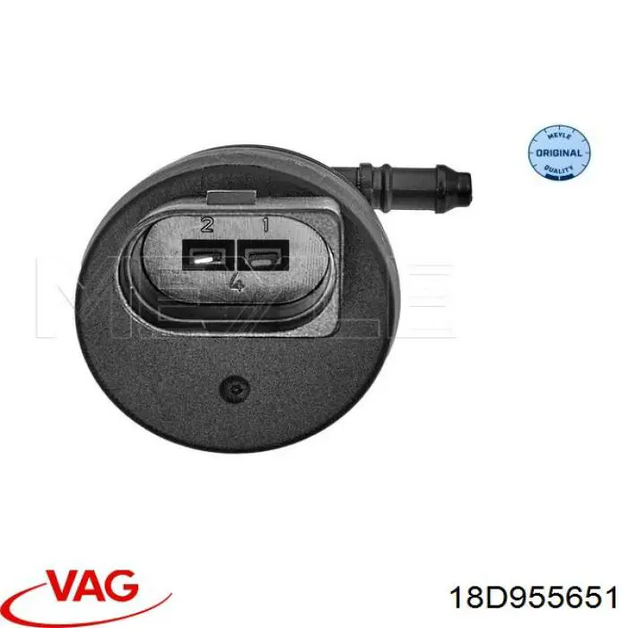 Моторчик омивача переднього скла VAG 18D955651 ціна, від 19.62 USD