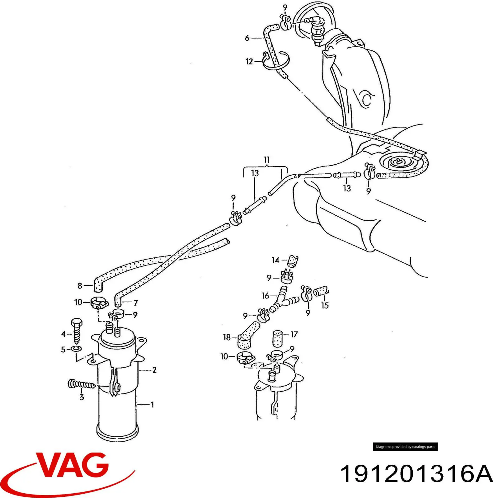  VAG 191201316A ціна, від 1.27 USD