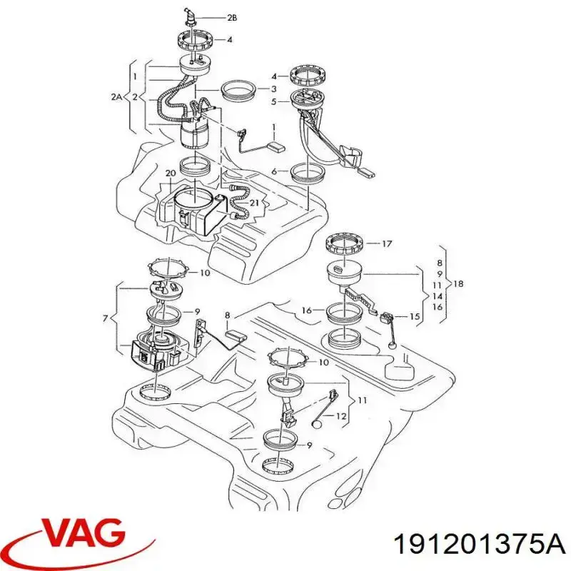Купити 191201375A VAG 