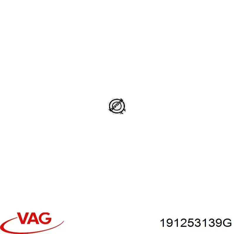 191253139G VAG З'єднувальні елементи передні, система випуску
