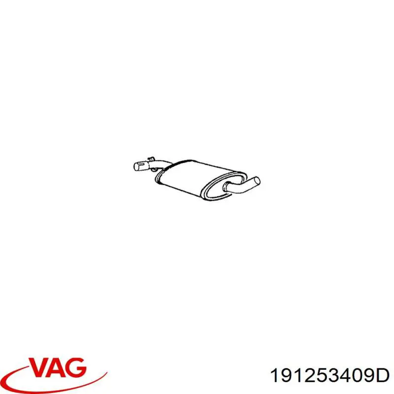 Глушник, центральна частина VAG 191253409D