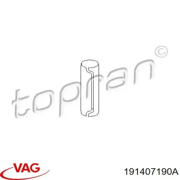 С/блок нижнього важеля VAG 191407190A